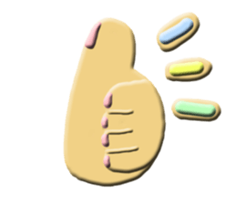 The icing cookie which is not too sweet sticker #14064059