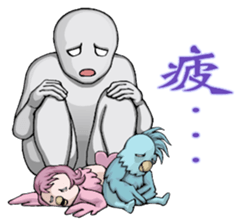 This birds needs attention Sticker sticker #14064195