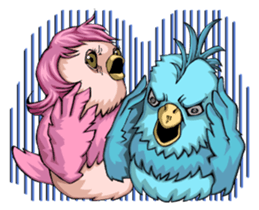 This birds needs attention Sticker sticker #14064196