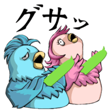 This birds needs attention Sticker sticker #14064205