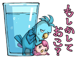 This birds needs attention Sticker sticker #14064209