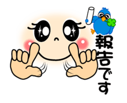 smiley sign language which moves ver.5 sticker #14064510