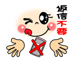 smiley sign language which moves ver.5 sticker #14064533