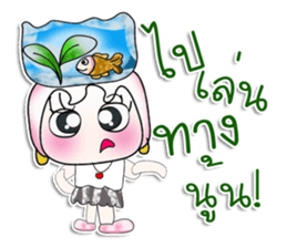 Miss. Hinamori. Love fish. ^_^ sticker #14064639