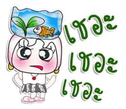 Miss. Hinamori. Love fish. ^_^ sticker #14064642