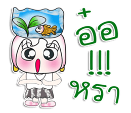 Miss. Hinamori. Love fish. ^_^ sticker #14064645