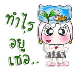 Miss. Hinamori. Love fish. ^_^ sticker #14064655