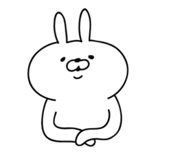 The empathy of rabbit sticker #14064671