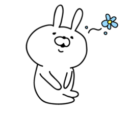 The empathy of rabbit sticker #14064678