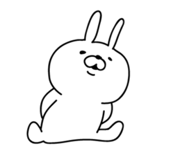 The empathy of rabbit sticker #14064681