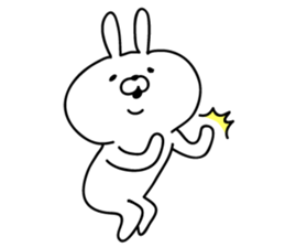 The empathy of rabbit sticker #14064685