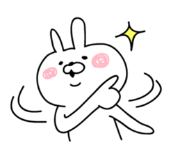 The empathy of rabbit sticker #14064689