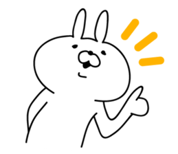 The empathy of rabbit sticker #14064691