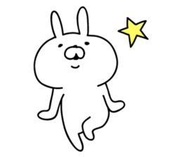 The empathy of rabbit sticker #14064695