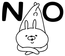 The empathy of rabbit sticker #14064696