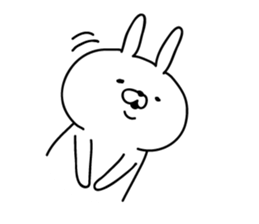 The empathy of rabbit sticker #14064699