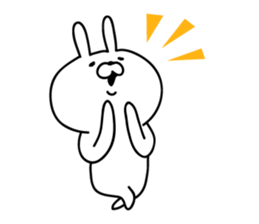 The empathy of rabbit sticker #14064700