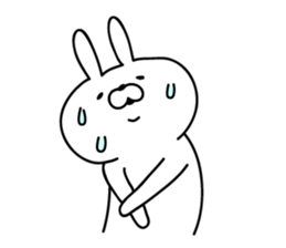 The empathy of rabbit sticker #14064702