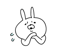 The empathy of rabbit sticker #14064703