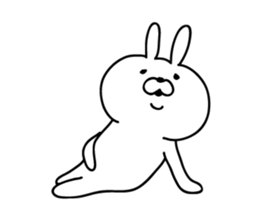 The empathy of rabbit sticker #14064704