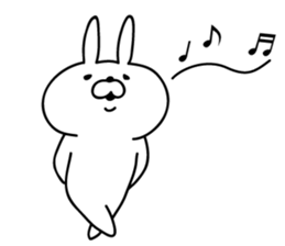 The empathy of rabbit sticker #14064705