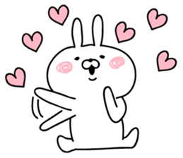 The empathy of rabbit sticker #14064706