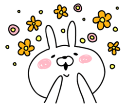 The empathy of rabbit sticker #14064707
