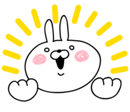 The empathy of rabbit sticker #14064709