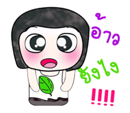 Hello!! My name is Fujisaki. ^^ sticker #14064877