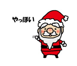 Merry Christmas All Santa sticker #14065095