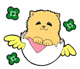 Egg capsule sticker #14065479