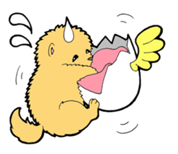 Egg capsule sticker #14065489