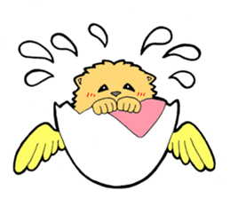 Egg capsule sticker #14065491