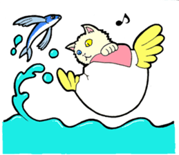 Egg capsule sticker #14065496