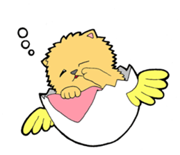 Egg capsule sticker #14065505