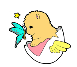 Egg capsule sticker #14065509