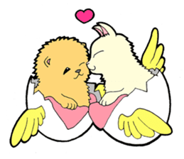 Egg capsule sticker #14065511