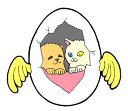 Egg capsule sticker #14065517