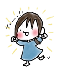 Megmirror with White Cat sticker #14065564