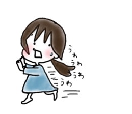 Megmirror with White Cat sticker #14065567