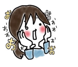 Megmirror with White Cat sticker #14065580