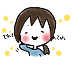 Megmirror with White Cat sticker #14065583