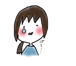 Megmirror with White Cat sticker #14065586