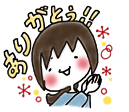 Megmirror with White Cat sticker #14065588