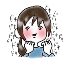 Megmirror with White Cat sticker #14065591