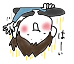 Megmirror with White Cat sticker #14065592