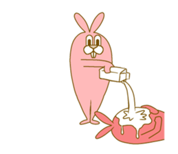 Medium mammal pink6 sticker #14065736