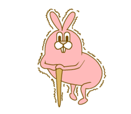 Medium mammal pink6 sticker #14065743