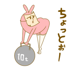 Medium mammal pink6 sticker #14065759