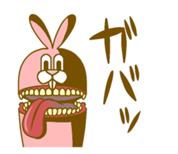 Medium mammal pink6 sticker #14065765